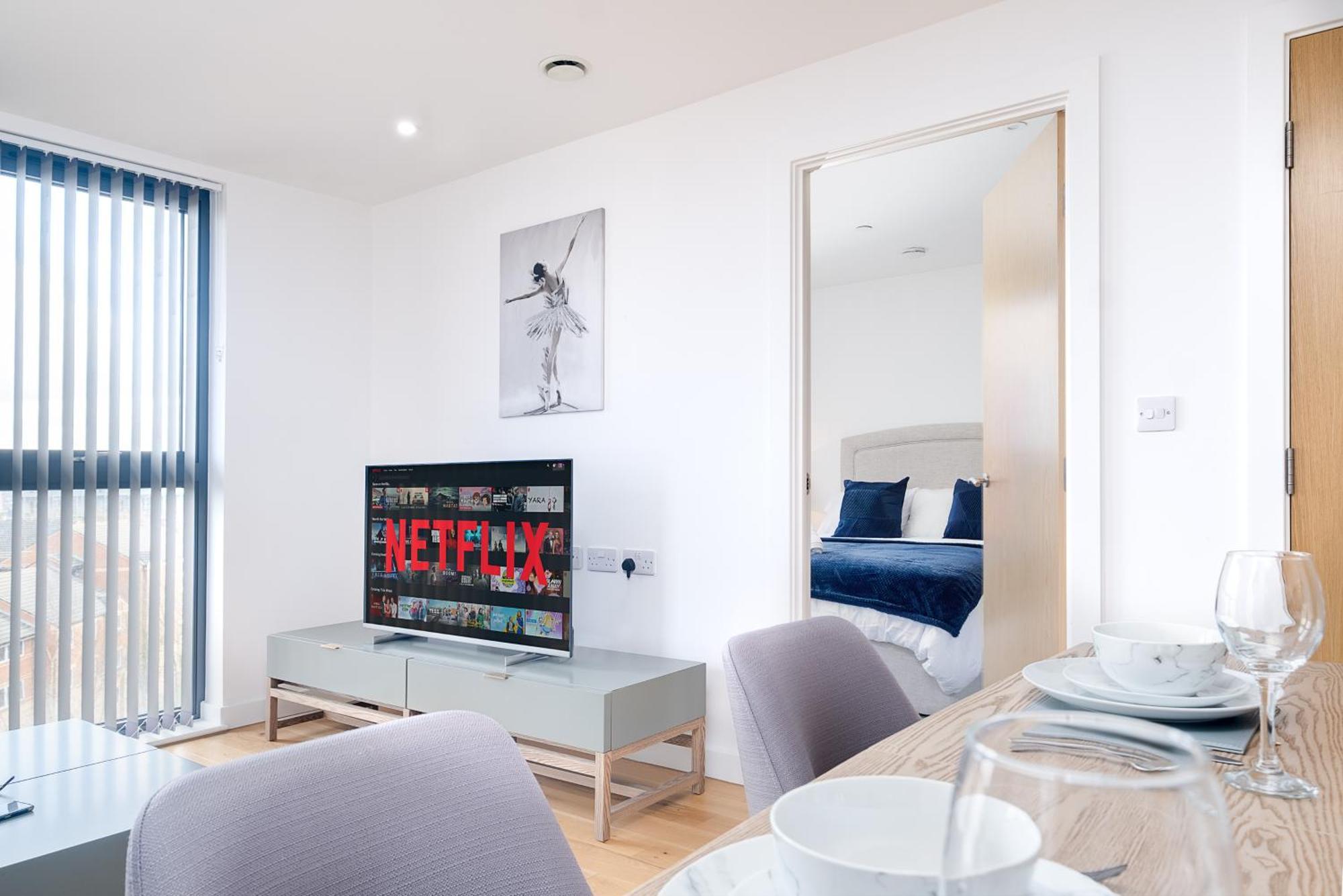 Broadway Mailbox Luxury New 1 Bed Apartment With Free Parking Бирмингам Екстериор снимка